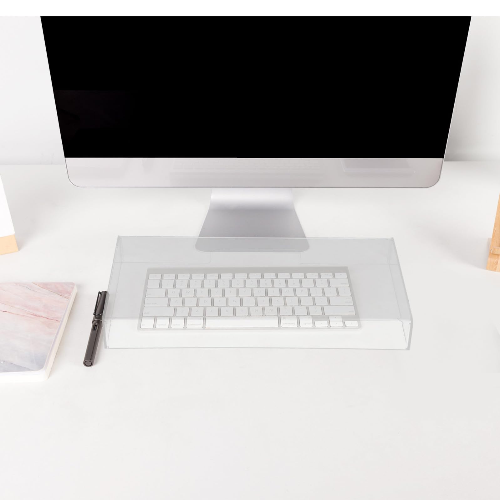 Copertura Antipolvere per Tastiera in Acrilico Trasparente, Protezione Resistente e Facile da Pulire per Tastiere Meccaniche da Desktop
