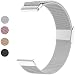 Produktbild Mediatech Armband für Garmin Vivoactive 3 / Gear Sport, 20mm Stegbreite Edelstahl-Armband, Ersatz Uhrenarmband, Wechselarmband, mit Verschluss kompatibel für Samsung Galaxy Watch 42mm (Silber)