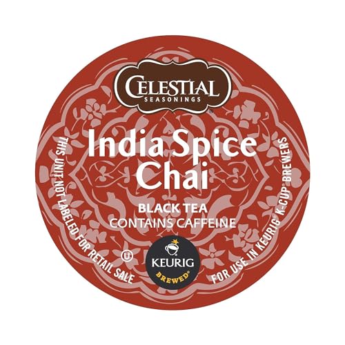 Celestial Seasonings 14738CT India Spice Chai Tea K-Cups, 96/carton