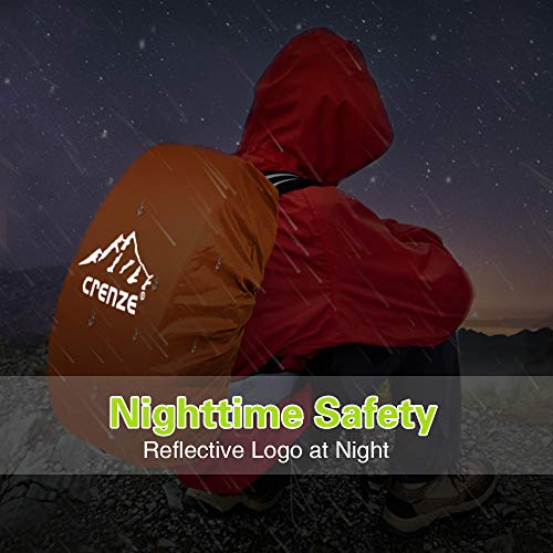 Crenze Rain Cover for Backpacks, 15-90L Waterproof Rain Cover Backpack Cover for Hiking, Camping, Cycling, Travel and School Bag - Image 7