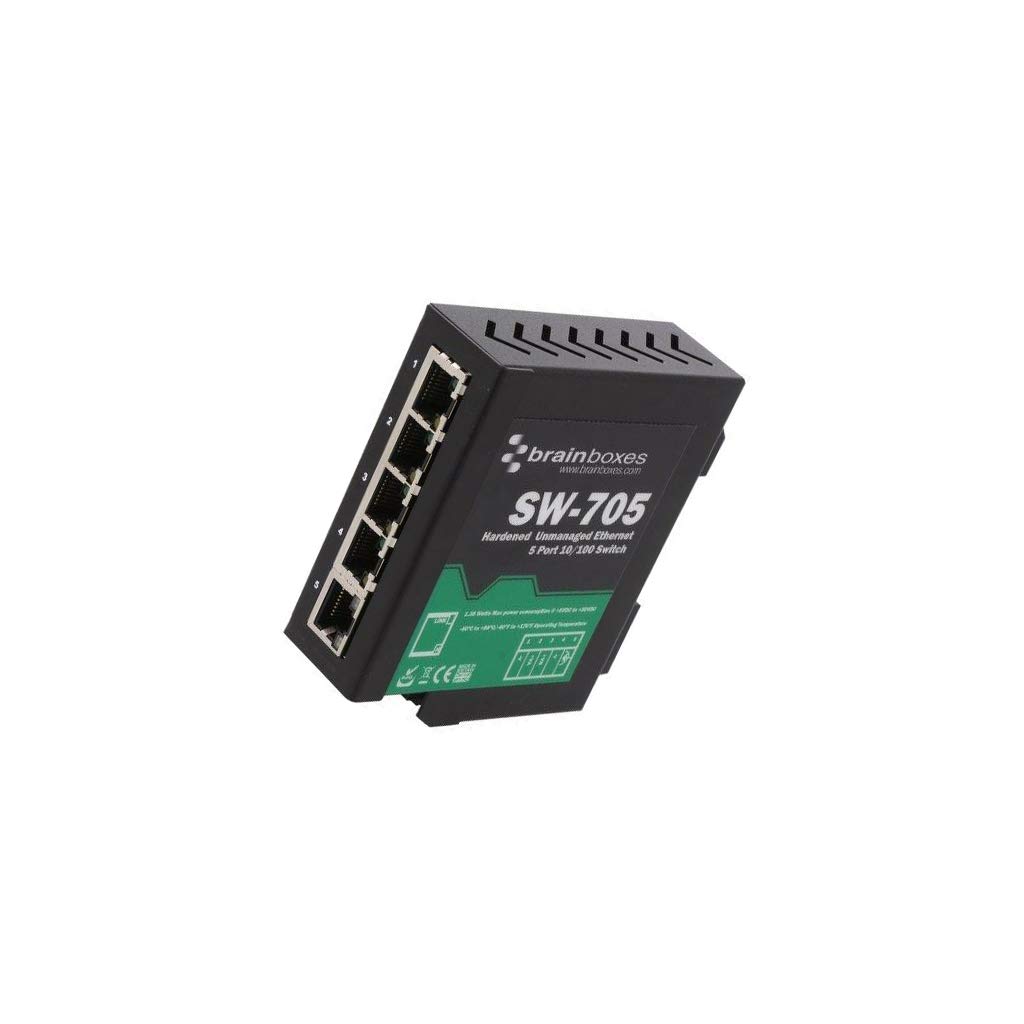 Switch Ethernet ingérable SW-705 à isolation électrique 5-30VDC RJ45
