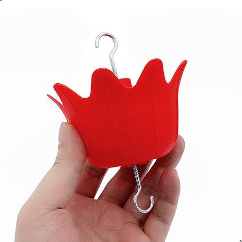Miniatura 3 de Foso de hormigas para comederos de colibríes, comedero colgante para colibríes y orientolas, ganchos de accesorios de comedero de pájaros de gran