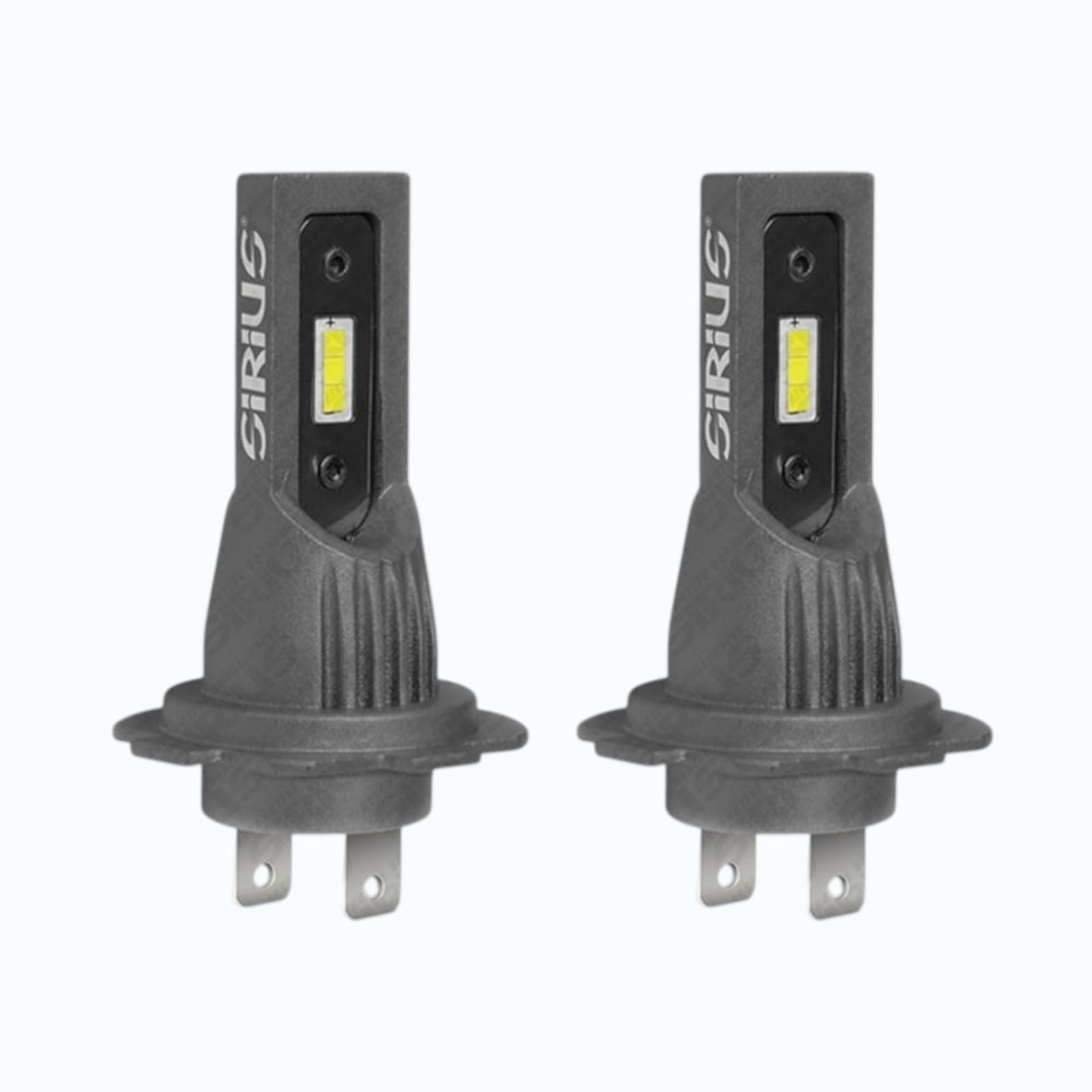 BLACK LIGHT Kit 2 Headlight LED Sirius H7 Short - H7 CSP evoluta - 12V 6000K Chip Seoul CSP