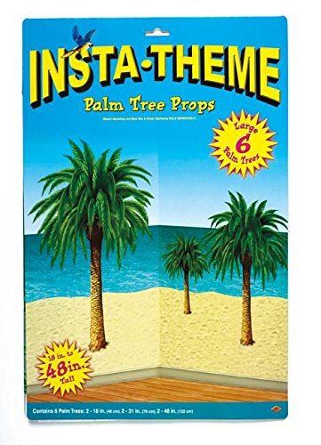 Palm Tree Props Party Accessory (1 count) (6/Pkg)