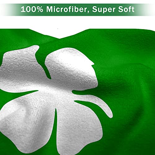 Yokyhom Golf Cart Seat Covers, Soft Golf Cart Seat Towel/Blanket (Lucky Clover), Made Of 100% Microfiber, Easy Install And Clean, Protect Your Golf Car Seat And Suitable For All Seasons #TOP2