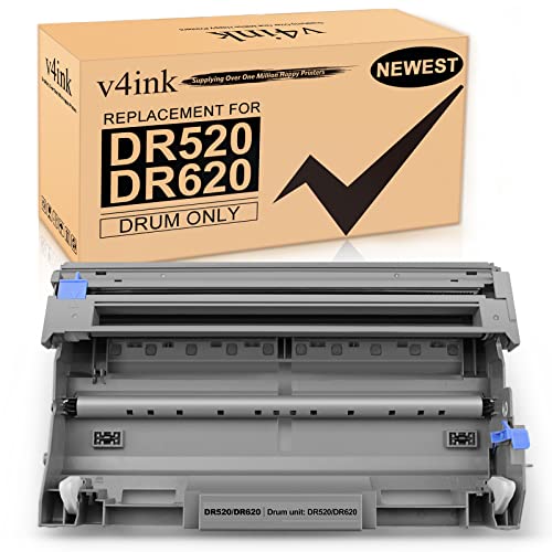 v4ink 1-Pack Compatible Drum Replacement for Brother DR520 DR620 Work with HL-5240 HL-5250 HL-5340 HL-5370 MFC-8460 MFC-8480 MFC-8660 MFC-8670 MFC-8680 MFC-8690 MFC-8860 MFC-8890 DCP-8065 Series