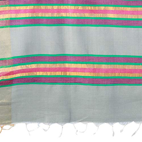 Nilima Silk grey eri silk saree – image 5