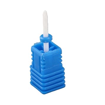 Manicure Tool, Premium Ceramic Nail Drills, Nail Drill Bits Smooth Tip Drill Bits Professional Nail Cutters Bits for Acrylic Nails, Safety Cuticle Clean Gel Removal01# Fire Arrow M