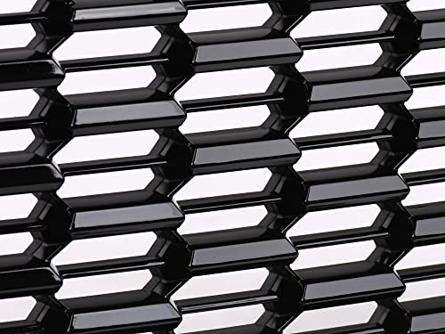 Armordillo Usa 8711064 Denali Style Honeycomb Mesh Front Hood Bumper Grille - Piano Black Fits 2021-2023 Gmc Yukon/Xl/Denali #TOP2