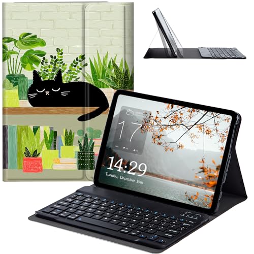Étui pour tablette Fire HD 8 2022 avec clavier Bluetooth amovible Kindle Fire HD 8 Plus