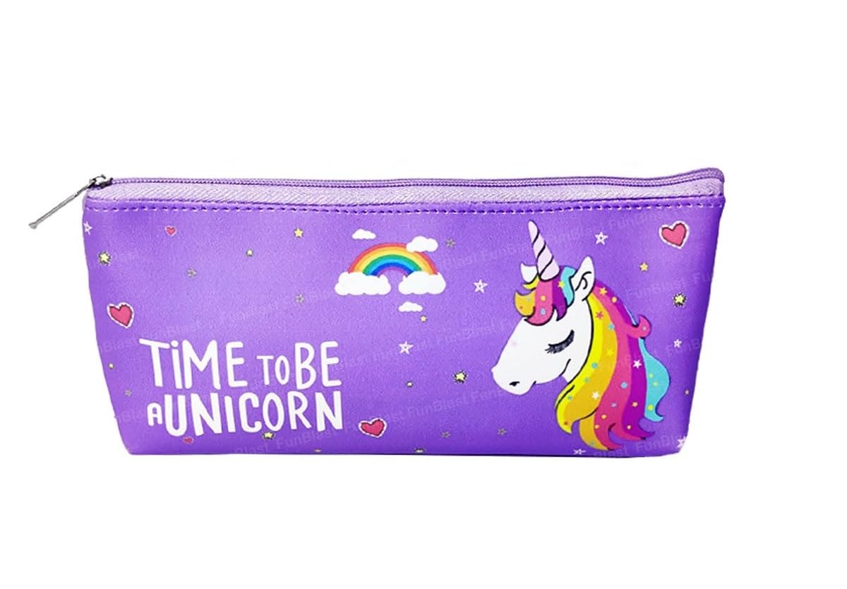 FunBlast Unicorn Pouch for Girls – Multi-Purpose Zipper Pouch Case, Unicorn Gift for Girls, Pen & Pencil Pouch, Travel Pouch, Makeup Pouch, Return Gift for Kids Girls (Purple) (B0D3FBMR4Y) Amazon Price History, Amazon Price Tracker
