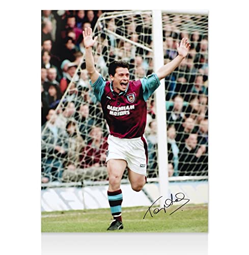 A1SportingMemorabilia.co.uk Tony Cottee Signed West Ham Photo | Genuine Hand Signed With Certificate | Authentic Autographs | Great Gift