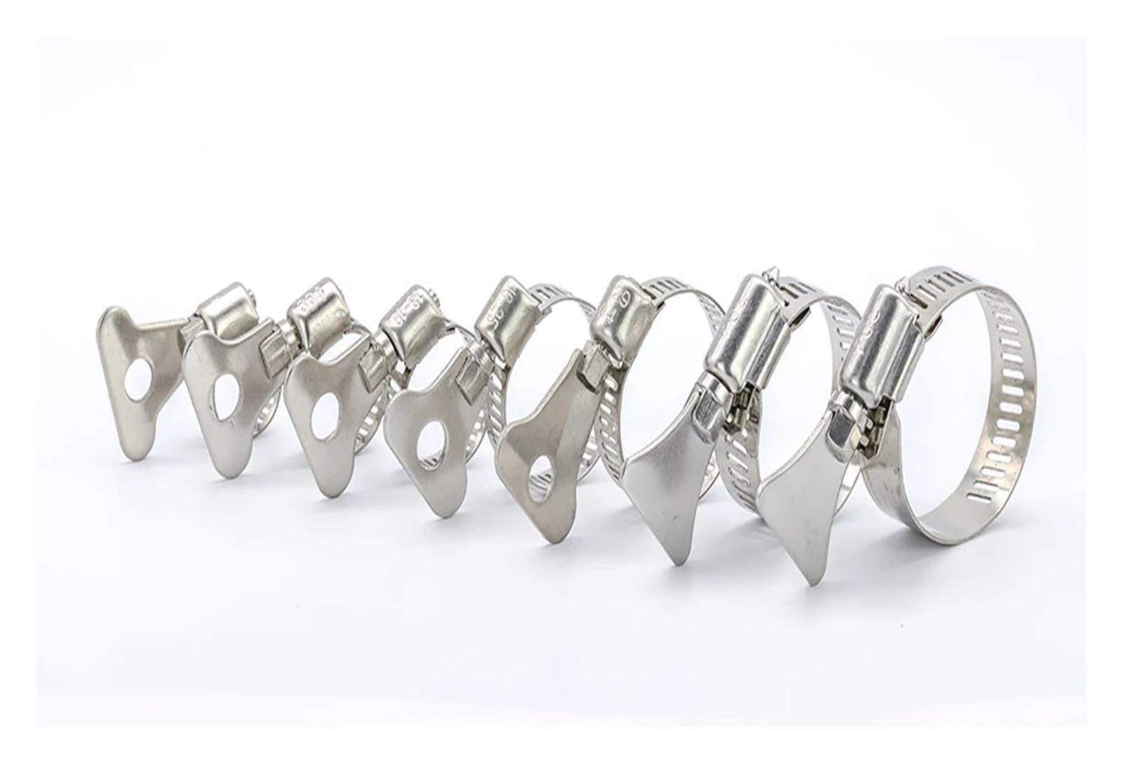 41 pz chiave fascetta stringitubo regolabile 8-38 mm ingranaggio a vite senza fine set di clip for tubi dell'acqua idraulici morsetti automobilistici