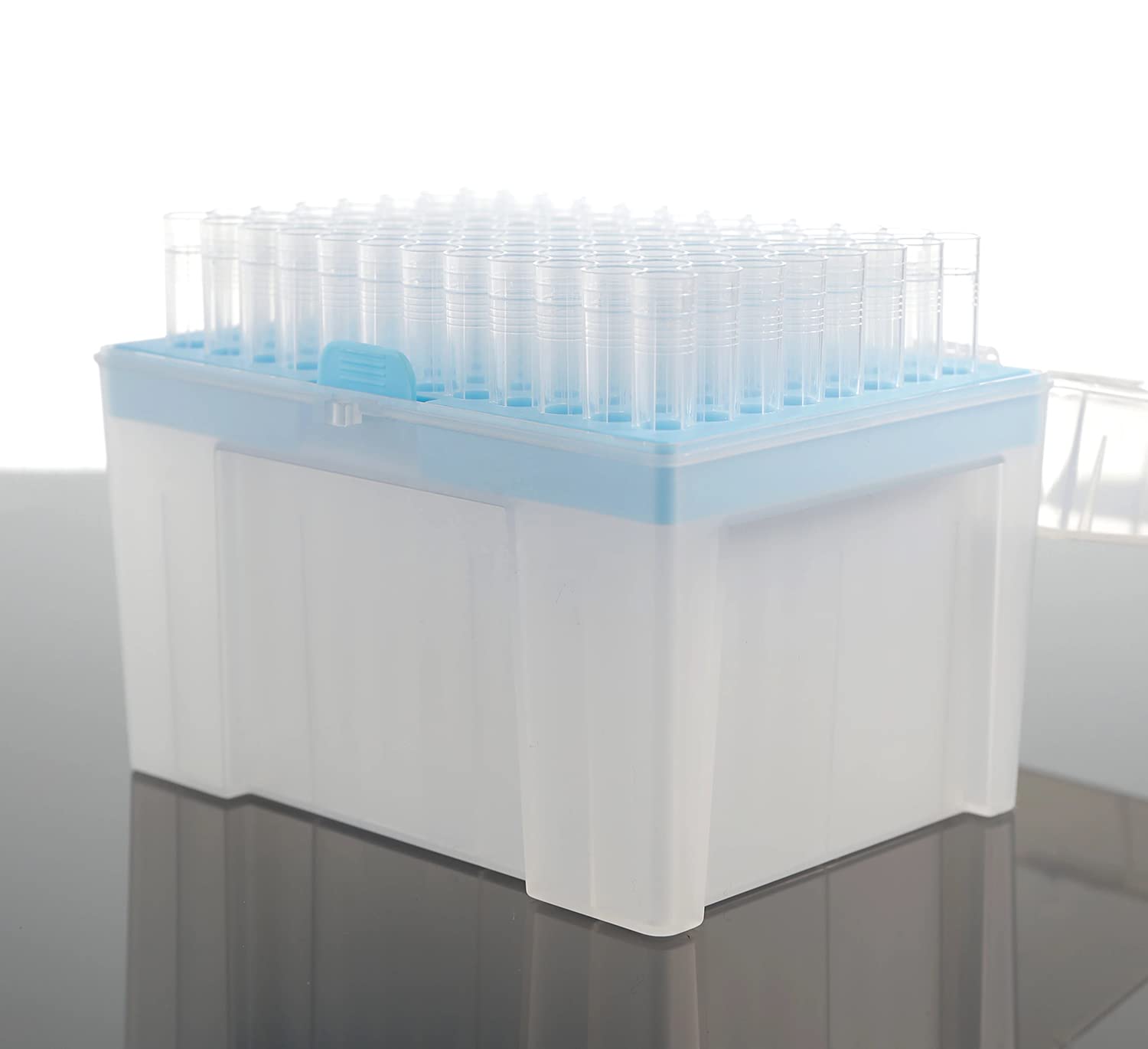 1000ul Pipette Tips - Universal Pipette Tips - Racked, RNase/DNase Free & Pyrogen Safe, Clear, 100 Tips/Rack Pk x 10 Racks（1000 Tips）