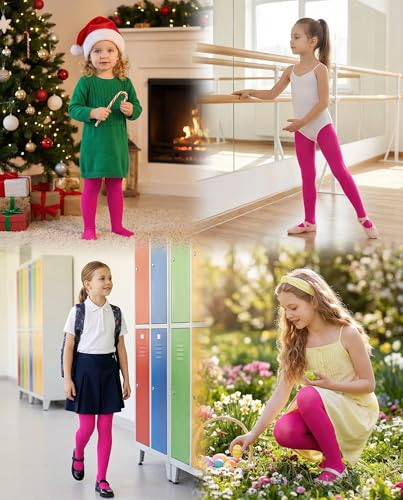 Image of leg elegant Ballet Footed Dance Tights for Toddler and Kids Girls 50D