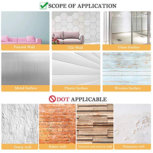 Krijtbord papier, 40 "x 18" Blackboard Magnetische Muursticker, DIY Verwijderbare Krijtbord Muurpapier Decal voor Thuis Kinderkamer School Office met 12 Gekleurde Krijtpennen, 15 Magnetische Nummers & 6 Magneten - Image 6