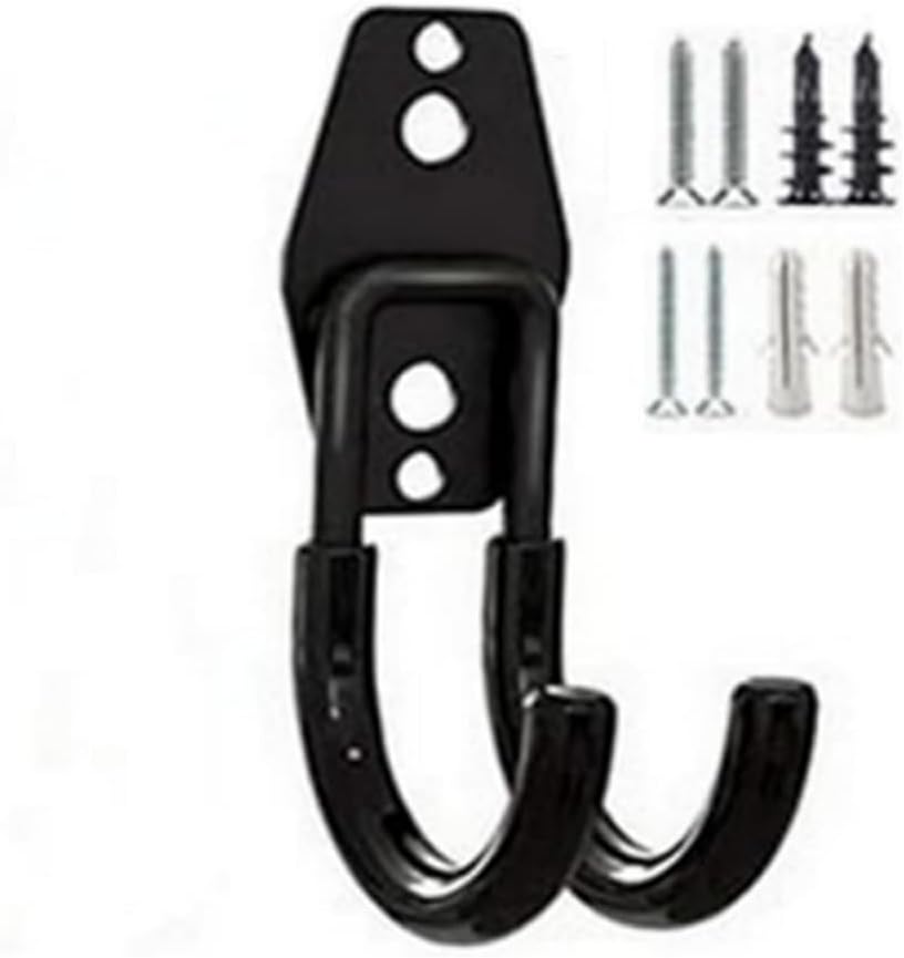 zoele Wall Mounting High Velocity Floor Fan Bracket, Wall Mount Industrial Grade Floor Fan Hook Hanger, Wall Fan Support Hook kit (Black-0)
