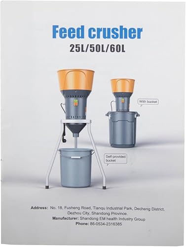 Miniatura 6 de Molinillo eléctrico de granos, molinillo de maíz con 5 modos de filtro, molinillo de trigo para molienda de cereales para el hogar y la granja, 6.6