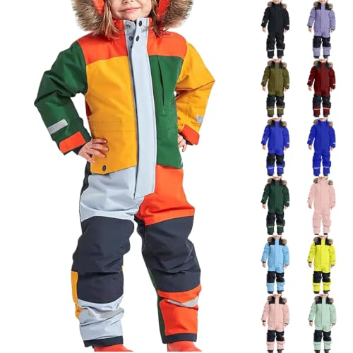 TERGHTP Kids Snow Suit Waterproof Insulated Outdoor One Piece Snowsuit - image 1