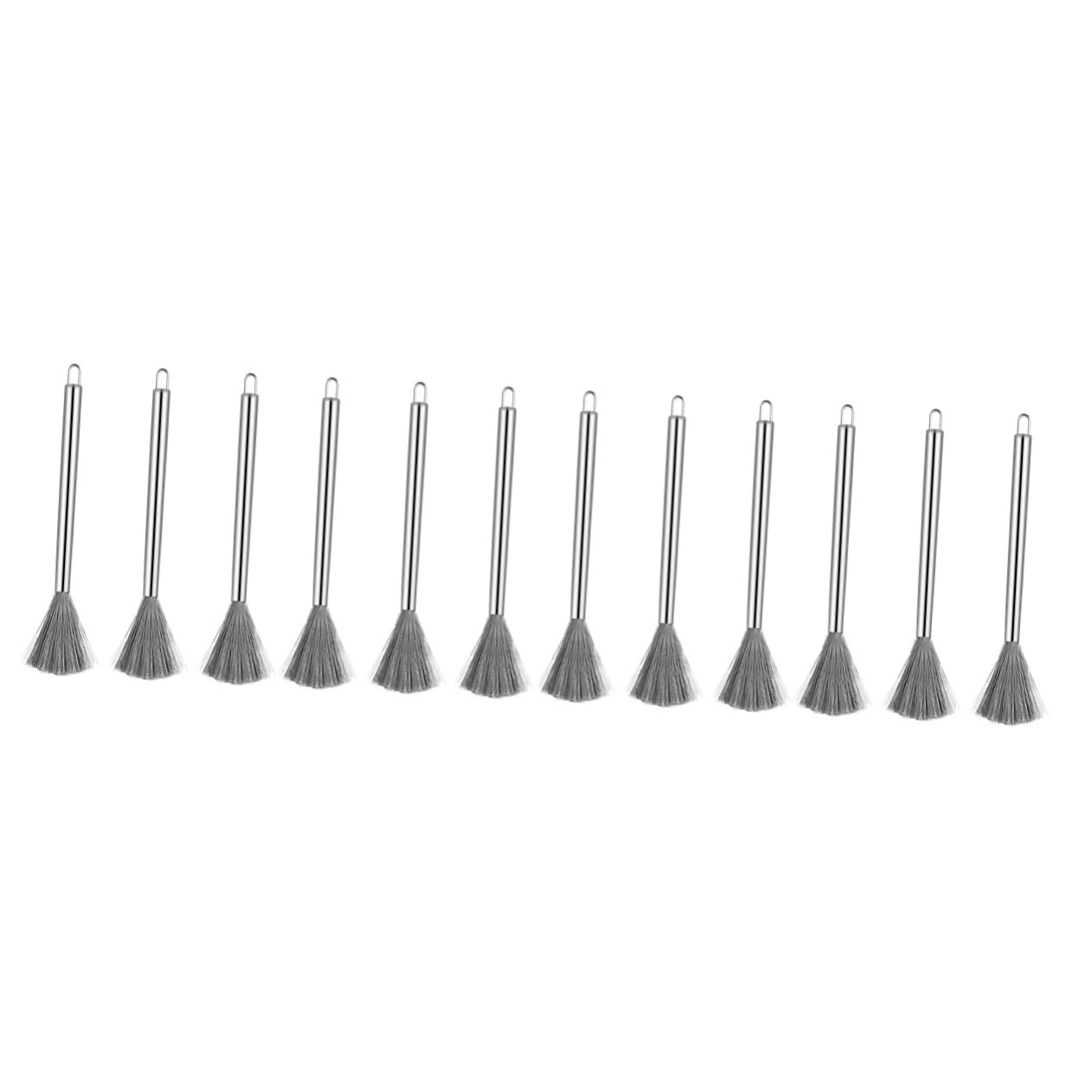 Abaodam Cepillo De Limpieza De Platos Inoxidable con Mango para Utensilios De Cocina Cepillo Multi Función para Olla Y Sartenes Herramienta De Limpieza De Alta 3 Piezas X 4