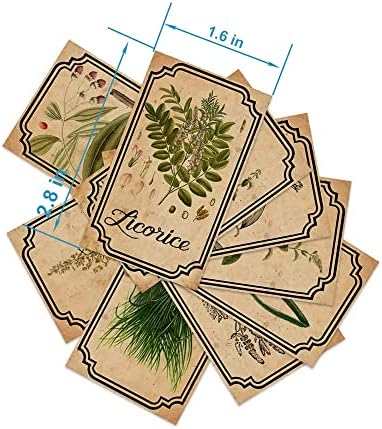 Herb and Spice Apothecary Labels Vintage Labels Stickers for Jars Bottles Tags image 5