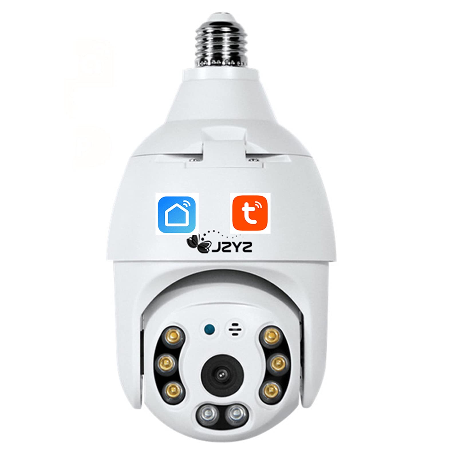 3MP Tuya Smart Life Lampadina Per Esterni Lampadina Camera Wifi IP PTZ IR Night Vision Security Home Security Auto Tracking Video Surveillance