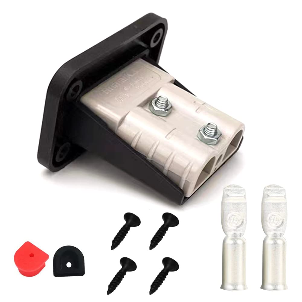 WDHHNP 50A Plug Mounting Panel for Anderson SB50 Series Connectors Flush Mount Recessed Plate