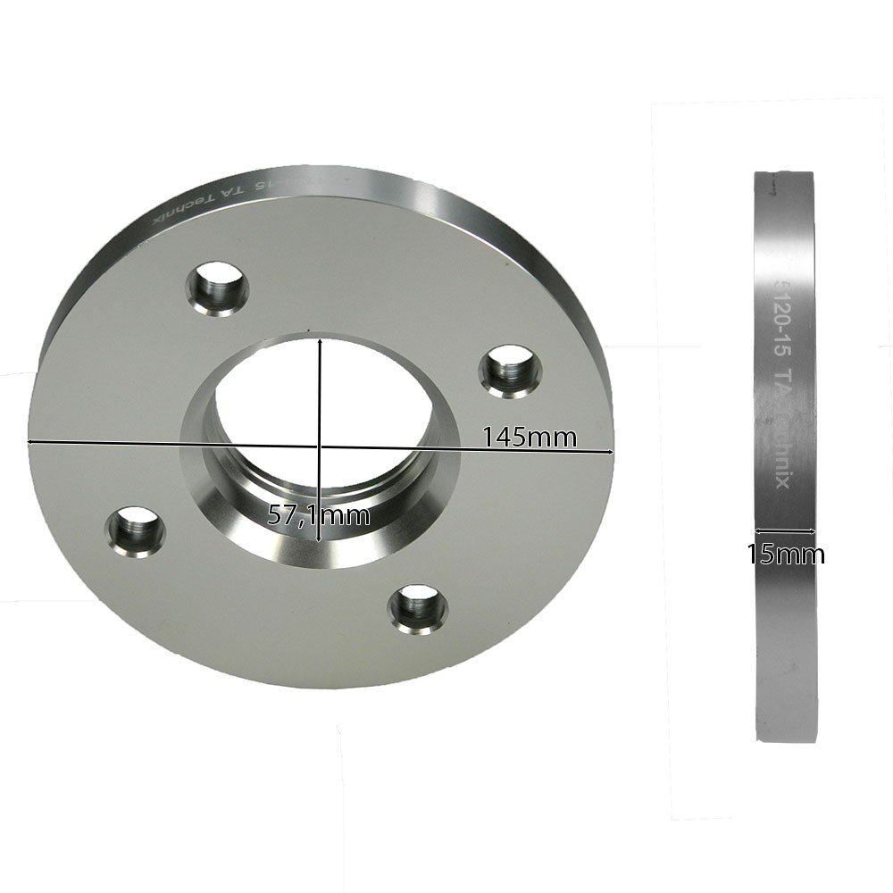 TA TECHNIX Spurverbreiterung Spurplatten 15mm, Lochkreis: 5x100 mm + 5x112 mm