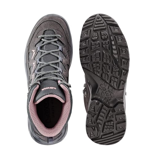 LOWA Stiefel mittel SIRKOS EVO GTX MID Ws graphit/altrosa, 39