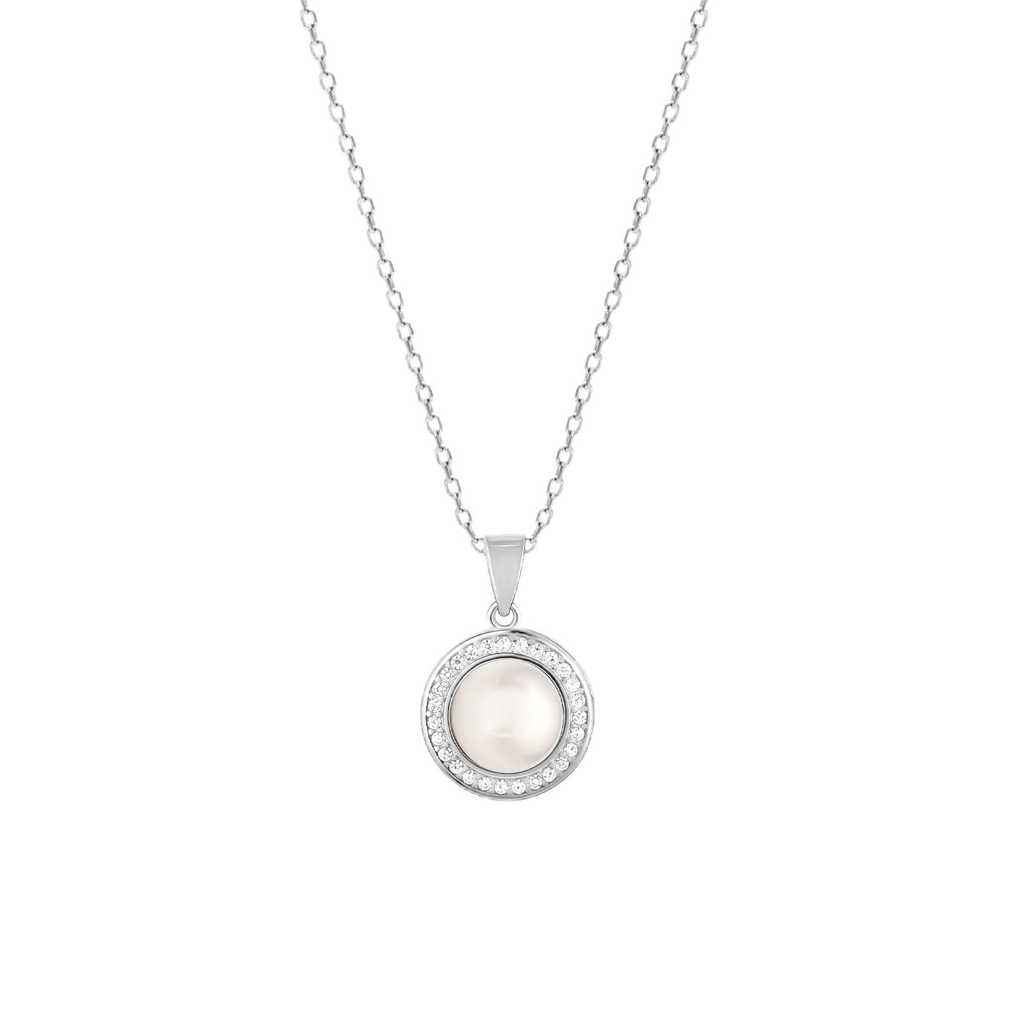 925 Silver Pearl Pendant with Link Chain| Necklace to Gift Women & Girls | With Certificate of Authenticity and 925 Stamp | 6 Months Warranty-image-32