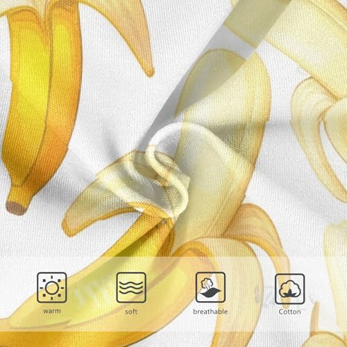 Toddler Underwear Floral 2t Cotton Little Girl Panties Animal Briefs Girls Undies Bright Yellow Banana White3