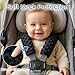 Pro Goleem Car Seat Strap Covers for Babies Soft Car Seat Strap Shoulder Pads for All Car Seats, Stroller, Pushcar, Black