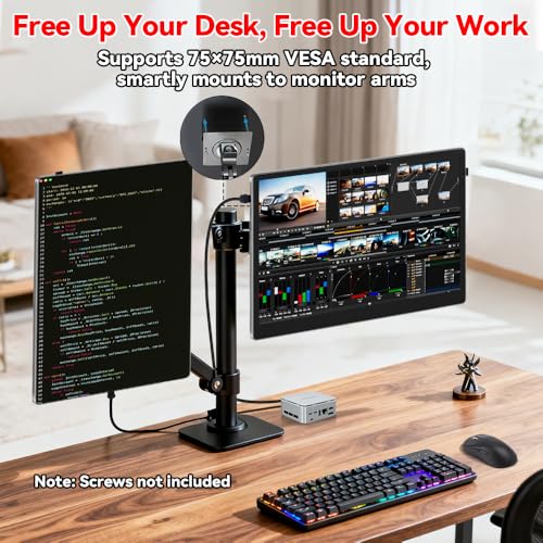 Image of S135 Portable Monitor for Switch /Switch 2 Laptop 13.5 Inches, 2.2K 2256x1504P Travel Mini Monitor IPS Display 100% sRGB Built-in Speakers Mini HDMI for PC Desktops Office Xbox PS4 /5 Console