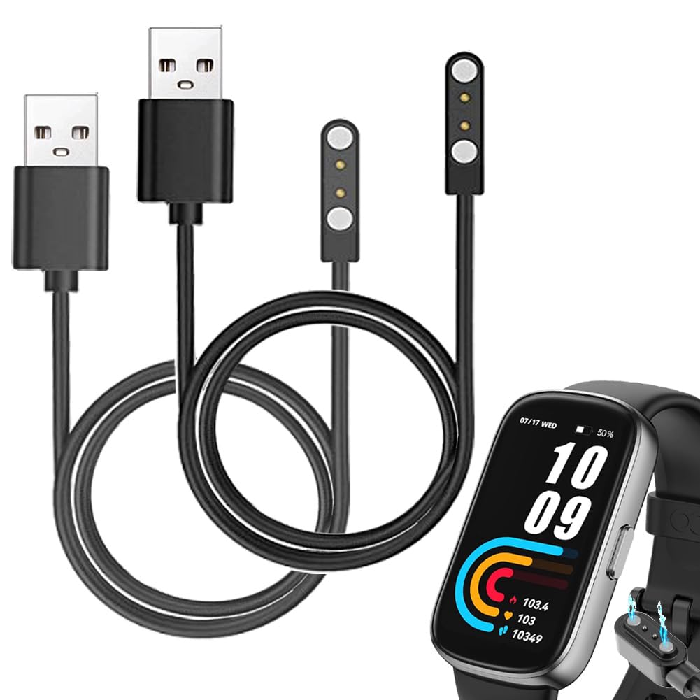 smaate Smart Watch Cables Compatible with VPSTAY ALB1 1.47” Fitness Tracker Smartwatch h, 2 PCs