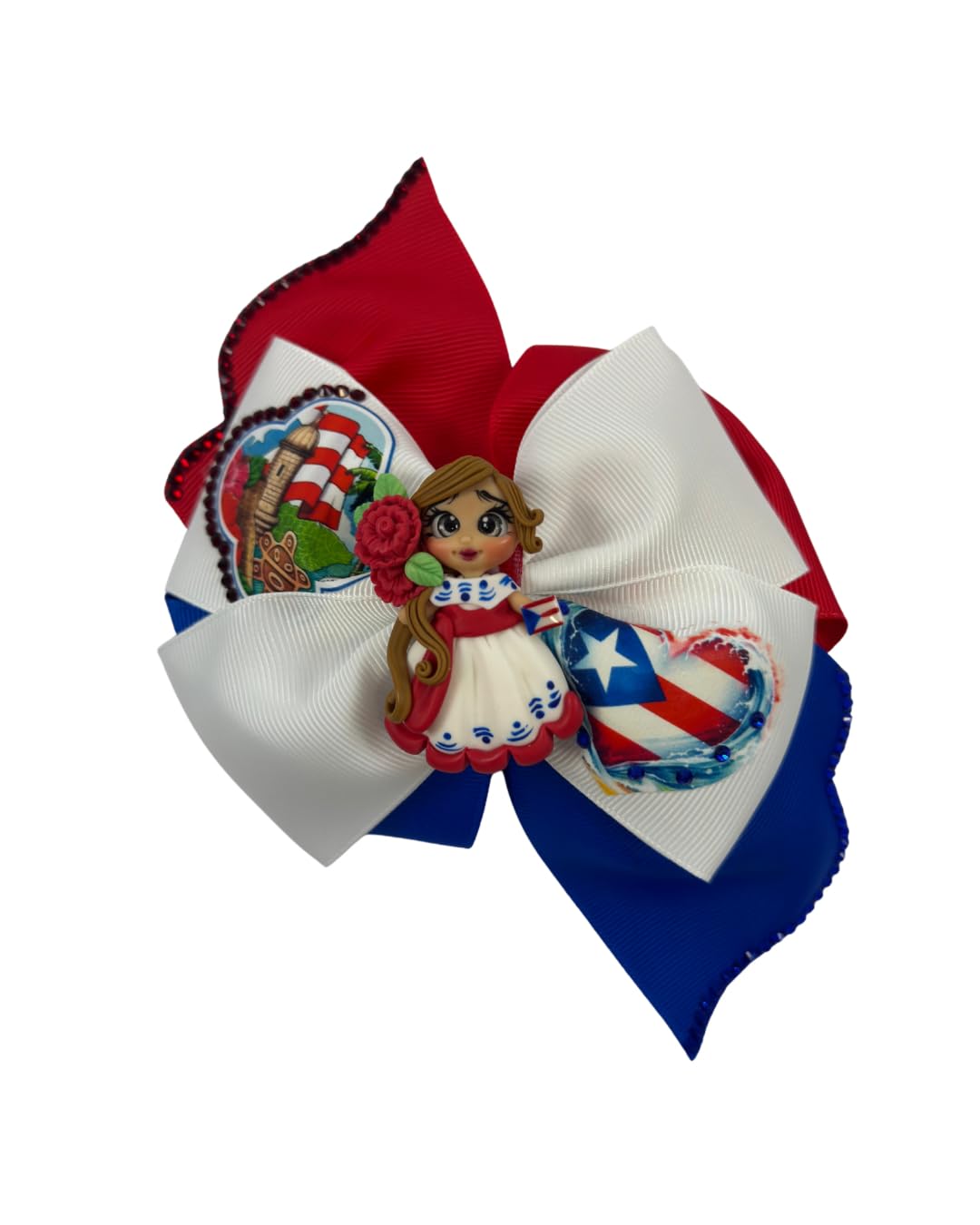 Puerto Rico Hair Bow With Clay Doll (1st Edition)