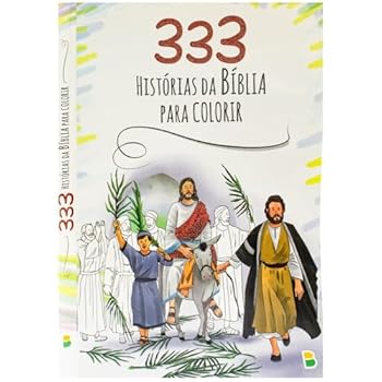 Paperback 333 histórias da Bíblia para colorir [Portuguese_Brazilian] Book