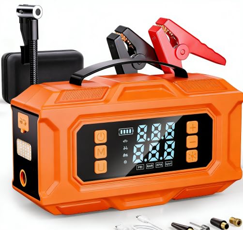 Jump Starter Orange - Detailed View