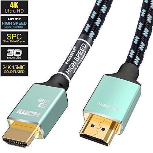4K HDMI Cable 25ft-HDMI 2.0 Cord Supports 1080p, 3D, 2160p, 4K UHD, HDR-CL3