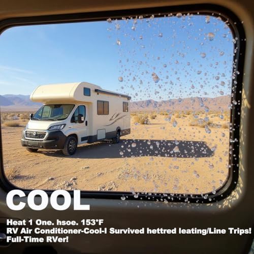 12V/24V RV Rooftop Air Conditioner - Efficient Cooling & Heating, 850W Motorhome Electric AC for Camper Van, Truck, SUV, Off-Road Vehicles, White