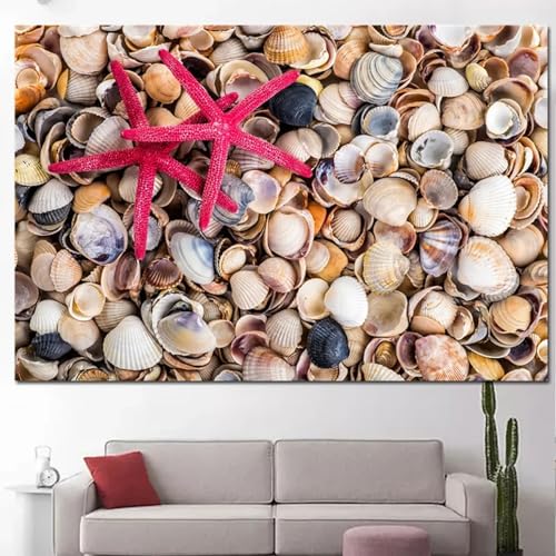 Toile marine bouteille à la dérive pour salon esprit bord de mer