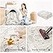8x10 Area Rugs Washable Rug: Large Living Room Rug Stain Resistant Distressed Vintage Boho Carpet Non Slip Low Pile Faux Wool Soft Rugs for Bedroom Bedside Indoor Farmhouse Kids Playroom Dining Room