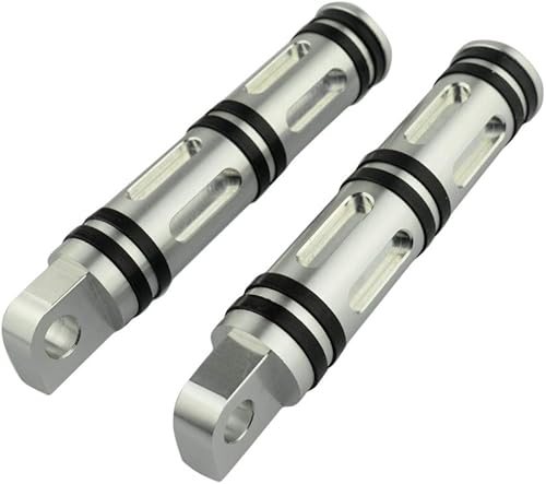 Hombre Mount-Style Estriberas Reposapiés Para Harley Dyna Electra Glide Road King Touring (Plata)