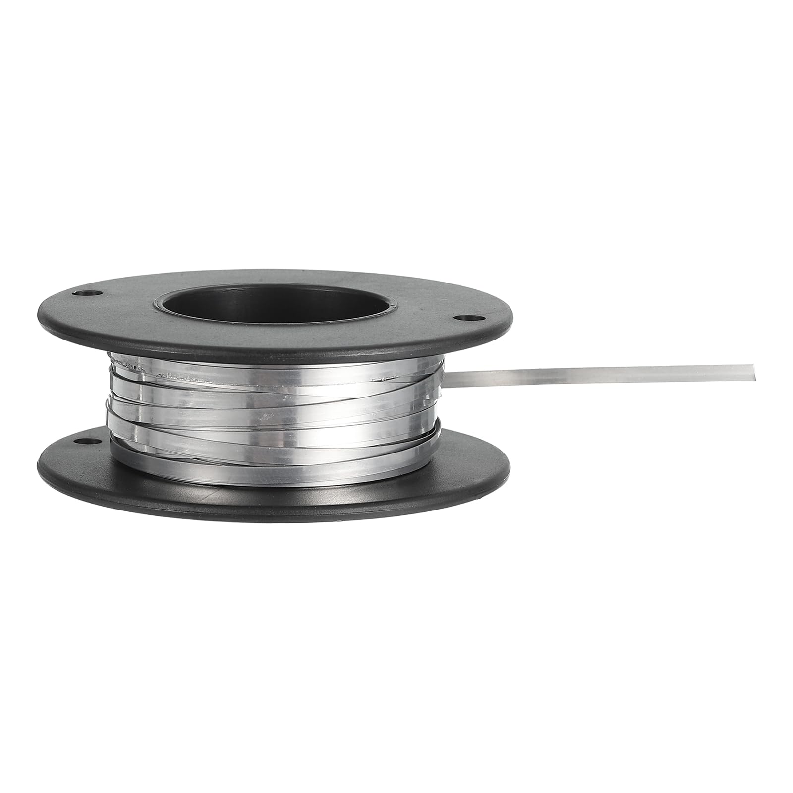 sourcing map Nichrome Flat Heater Wire 33ft(10m) x0.1mmx2mm High Temp Wire for Heating Elements, DIY Crafts, Black and Silver
