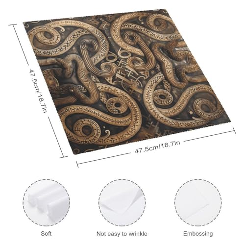 Servilletas de Tela Reutilizables Estampado Floral 18.7 x 18.7 in Pack 4 miniatura 2