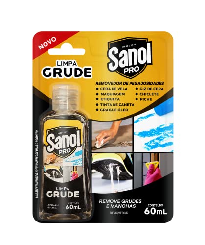 Limpa Grude, Sanol Pró, 60ml, Amarelo