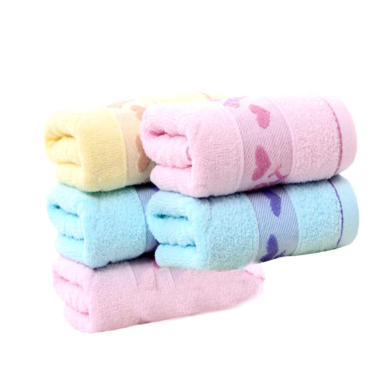 Serviettes visage nettoyantes Vaguelly en coton respirant