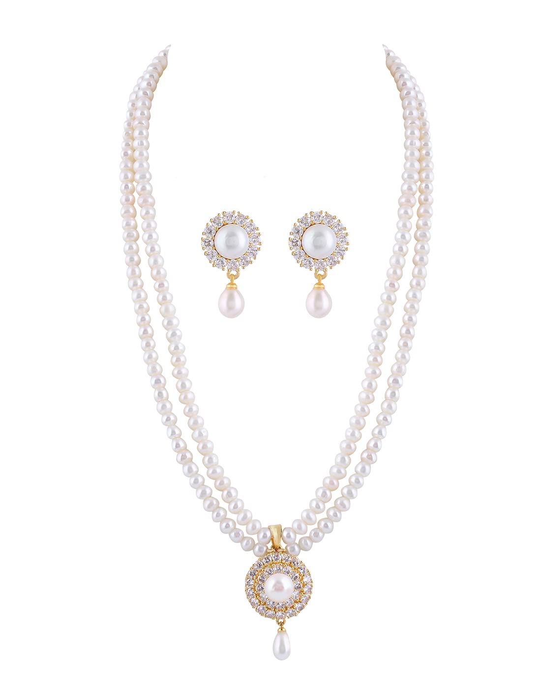Real Natural Fresh Water Pearls Set With Certificate For Girls Women (Single String) (B0BZHYQZKD) Amazon Price History, Amazon Price Tracker