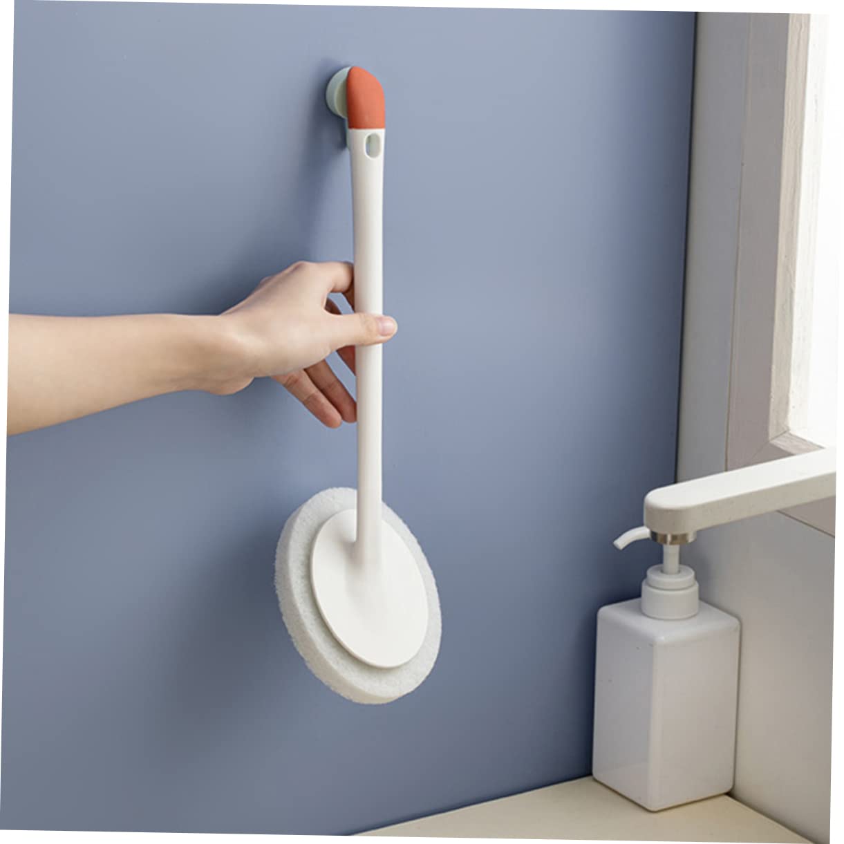 Cabilock 3pezzi Spazzola Multiuso Per Pulizia Del Bagno e Wc Scopa Per Pavimenti Resistente Accessori Pratici Per Pulizia Della Casa e Prodotti Per