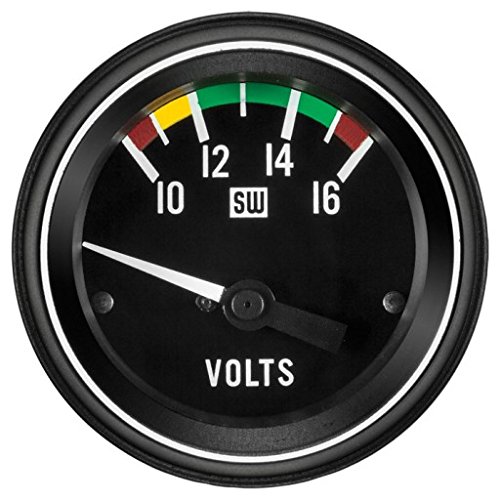 Stewart Warner Voltmeter 10-16 Volts