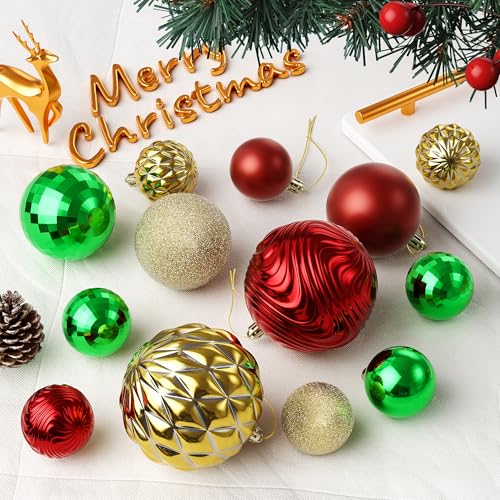 image for Annecy Christmas Tree Ornaments - 36 PCS Shatterproof Christmas Ball O